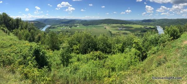 View from Big Mountain Overlook in Buchanan State Forest.