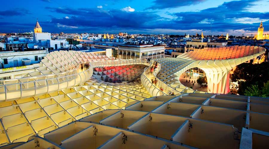 View from the top of the Metropol Parasol