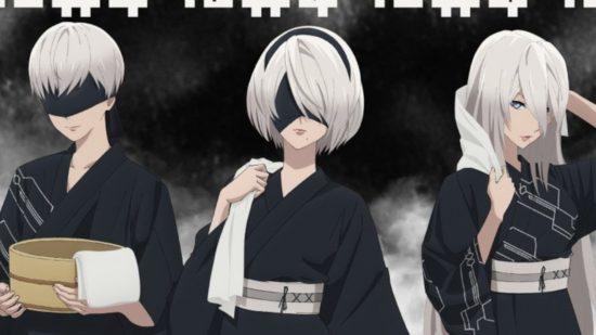 Nier Automata anime: Promotional art for the Nier anime of A2.