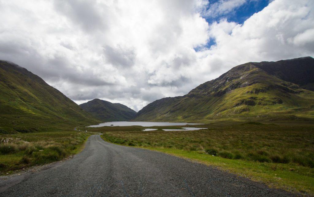 Upper Glendalough Lake in County Wicklow, Ireland Leap Year Filming Location