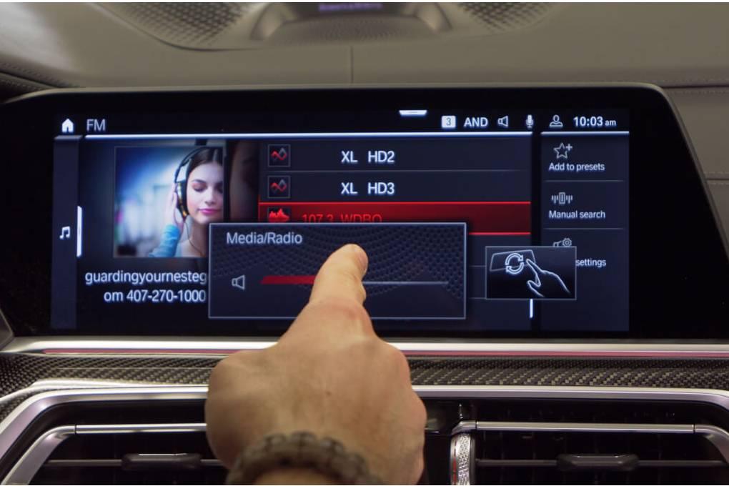 BMW gesture control technology