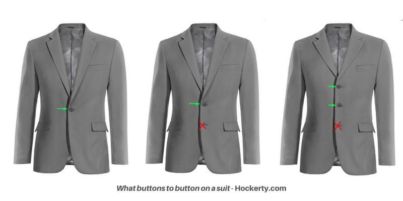 how to button a suit