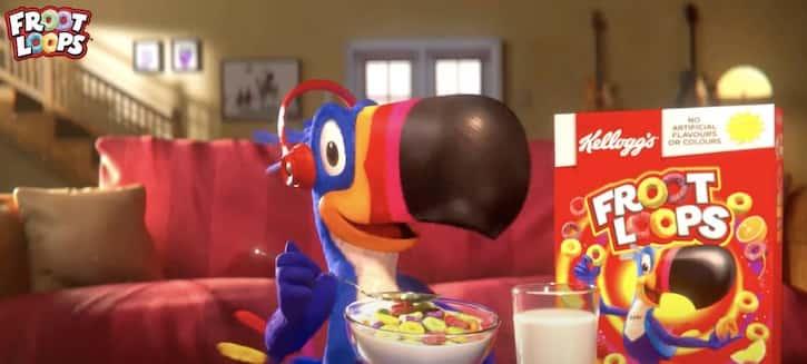 Sunny cereal mascot for Raisin Bran cereal