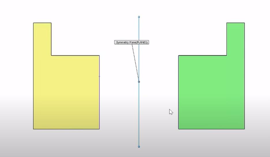 Symmetric SOLIDWORKS Advanced Mates