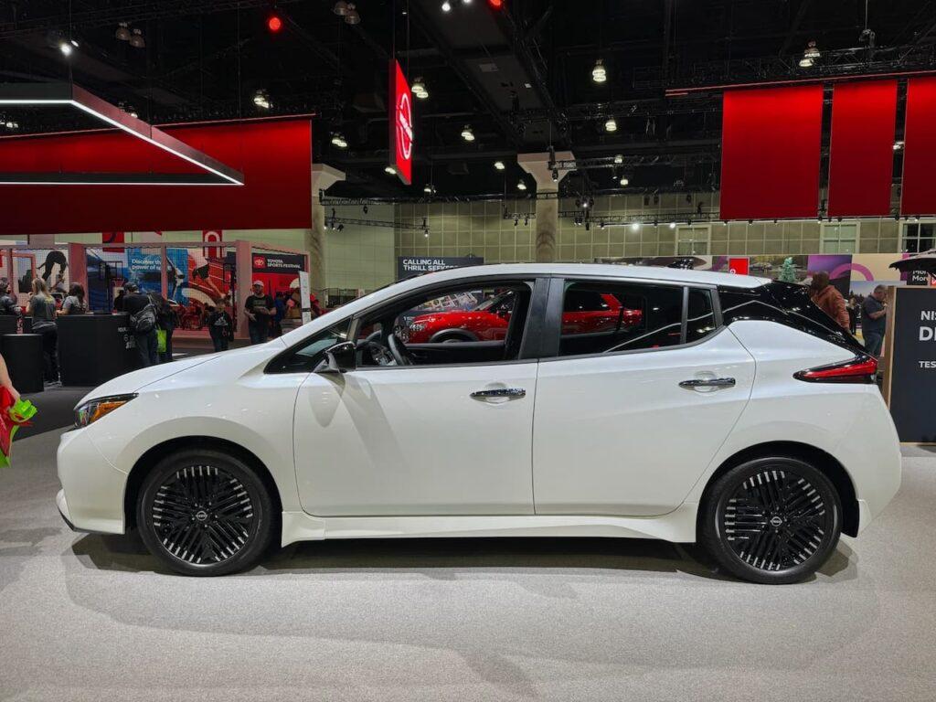 2024 Nissan Leaf rear three quarters