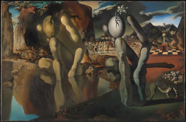 Salvador Dali, The Metamorphosis or Narcissus, 1937.