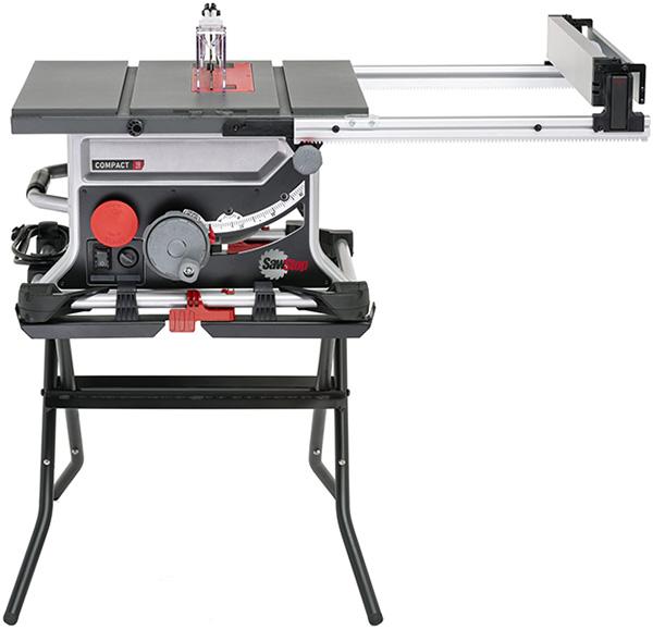 SawStop Compact Table Saw with Folding Stand