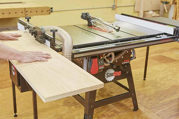 SawStop Contractor Table Saw with Attachments