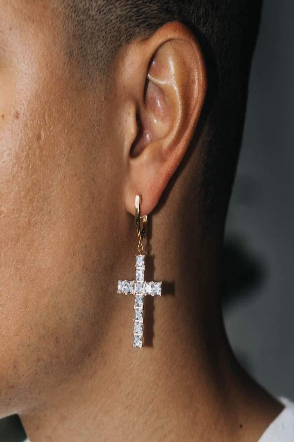 Cross earrings