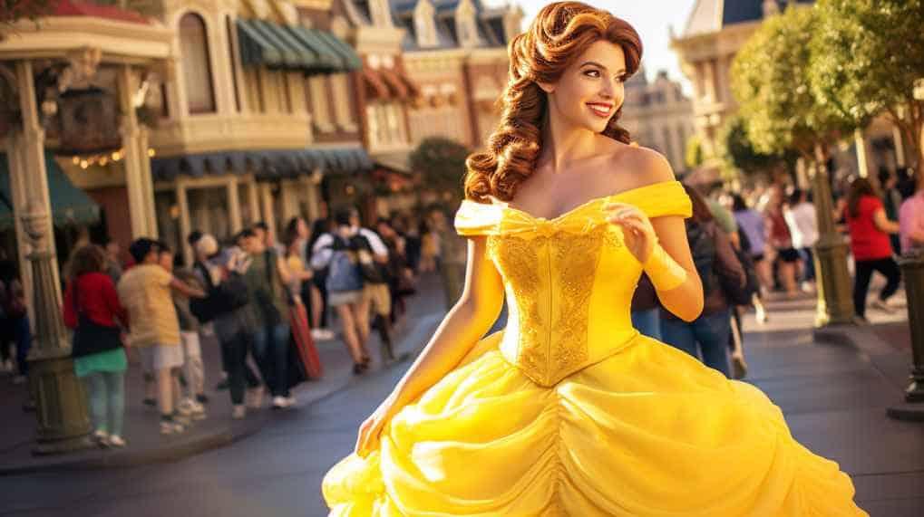 Belle at Disneyland