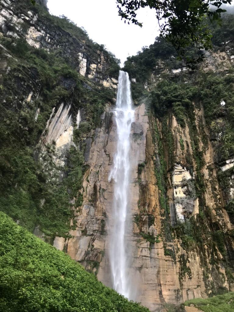 The long spray of Yumbilla waterfalls, Peru