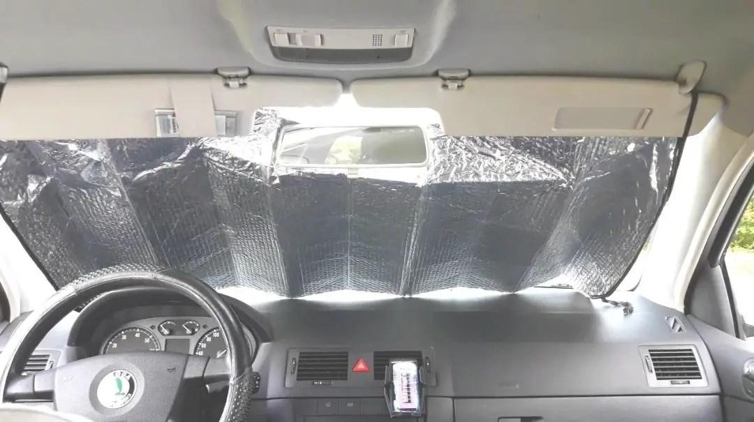 how-to-use-a-sunshade-for-a-car-sunshade-over-windshield