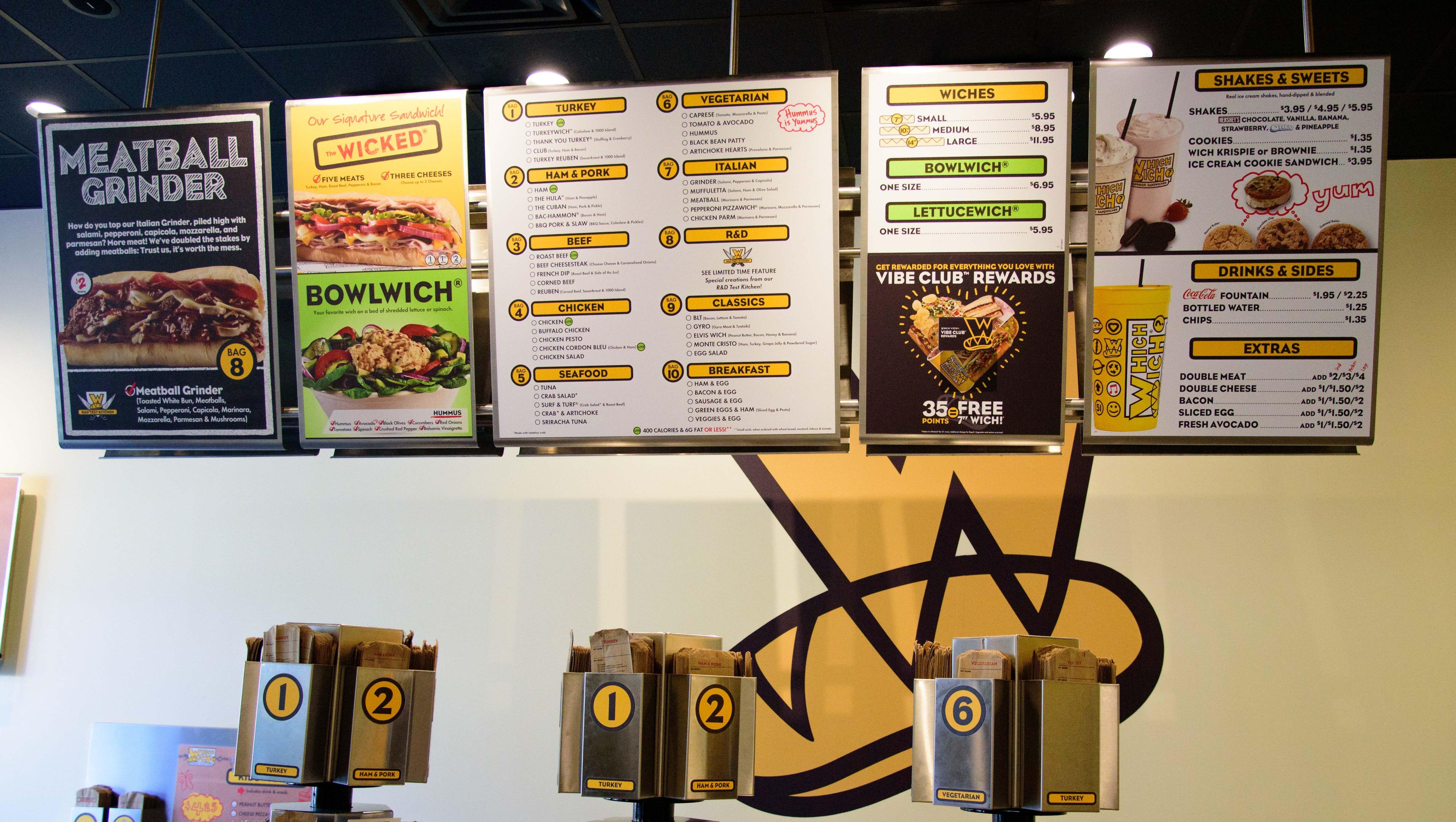Which Wich prides itself on customization has a unique ordering system that gives customers plenty of options to choose from.