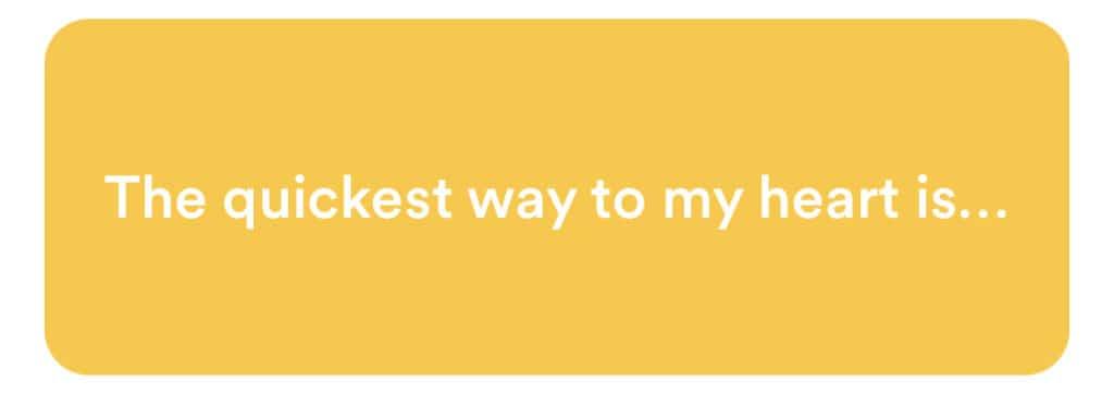 witty funny bumble prompt answers
