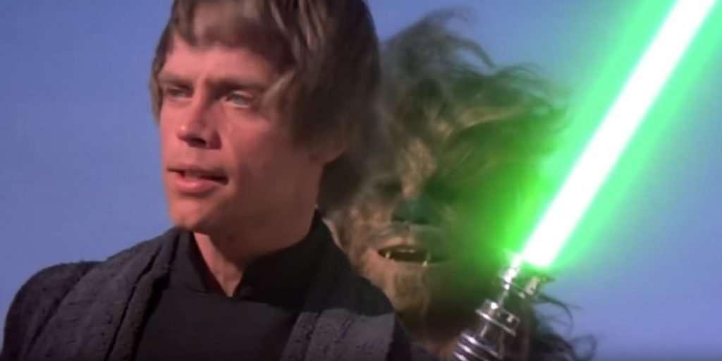 Luke Skywalker Green lightsaber