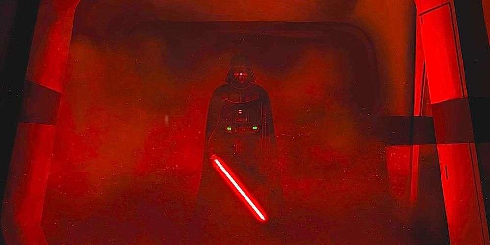 Darth Vader red lightsaber