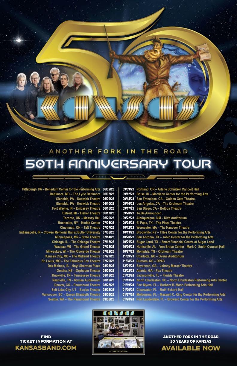kansas 50th anniversary tour