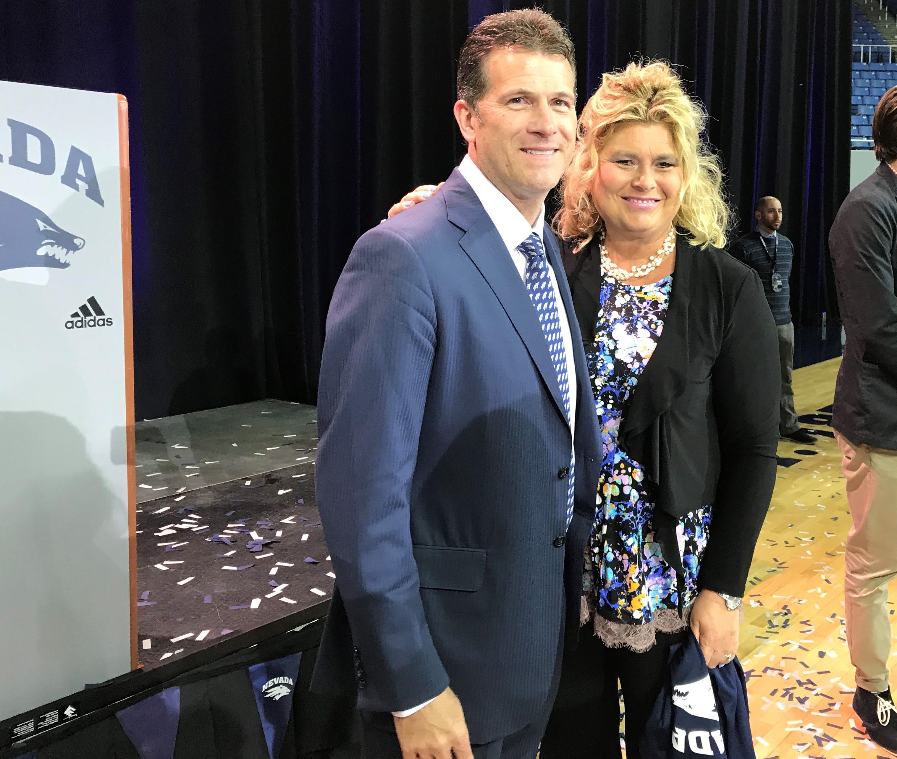 Steve and Tanya Alford pose for a picture at Lawlor Events Center.