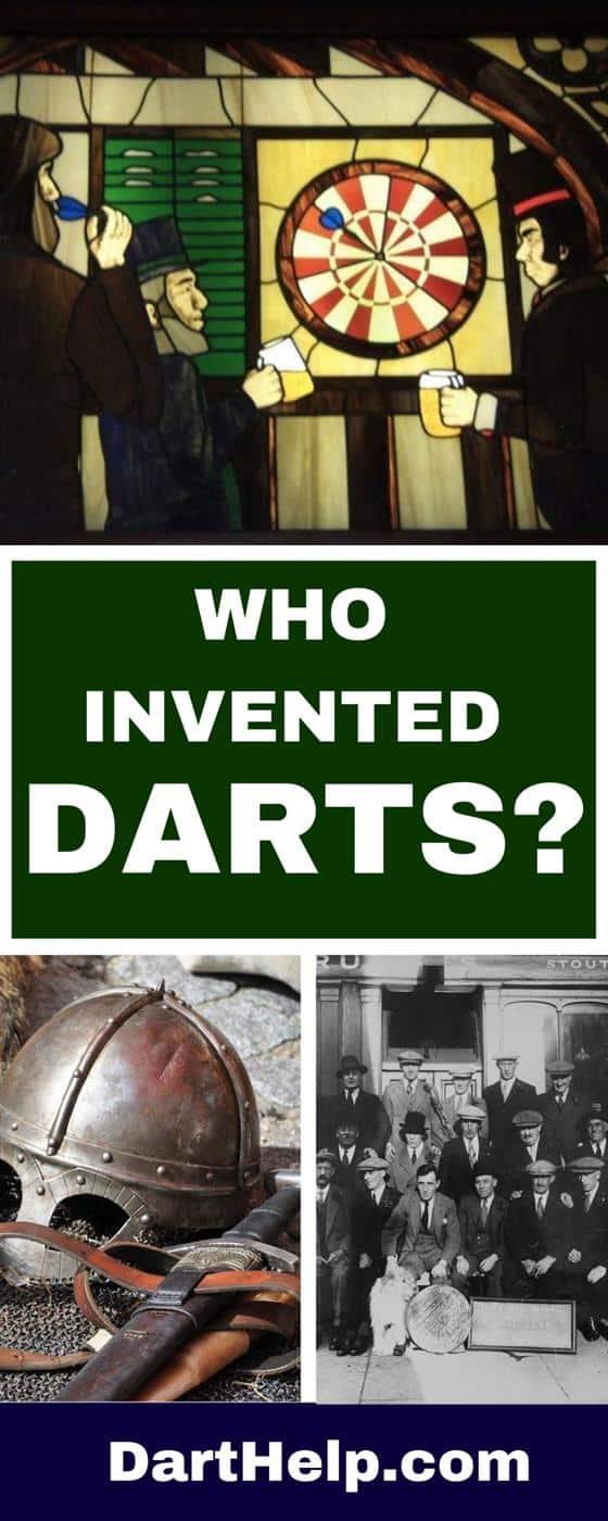 Darts started by soldiers throwing daggers at targets.