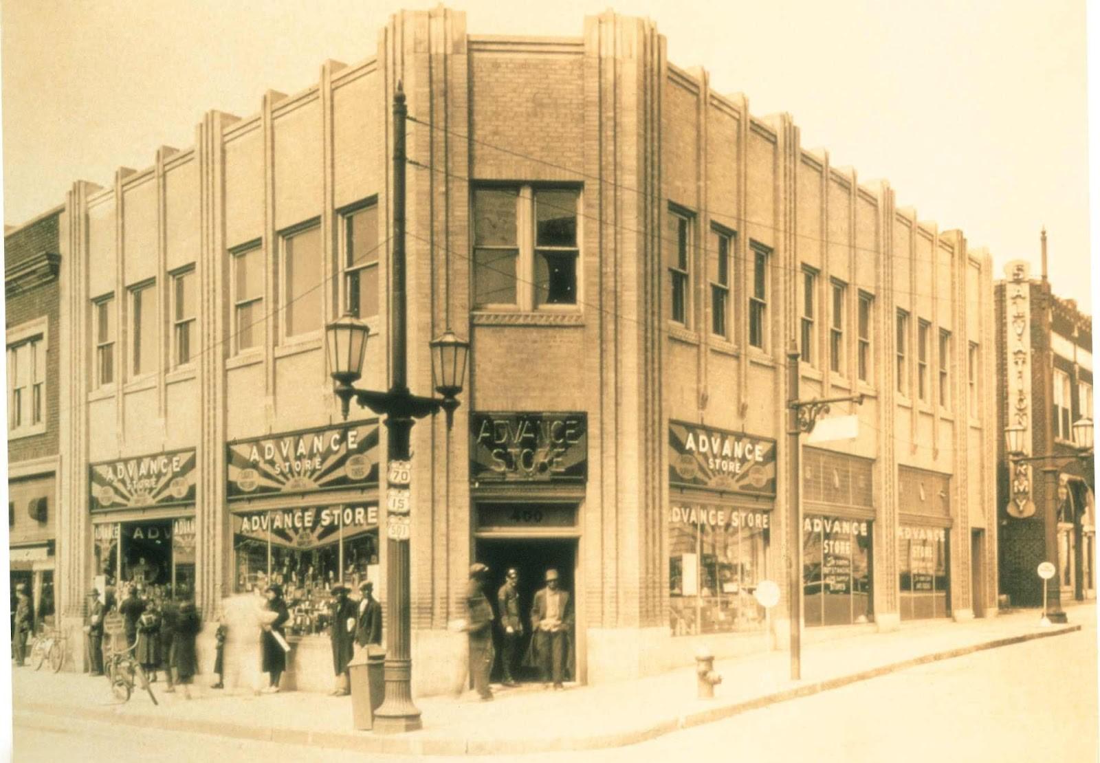 Advance Auto store in 1948