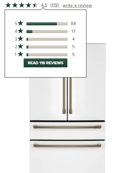 cafe appliances reviews on there official website