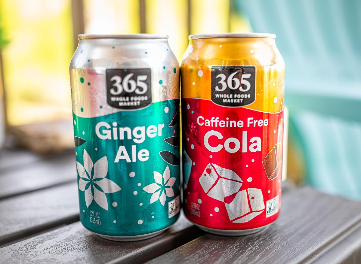 whole foods ginger ale and caffeine free soda