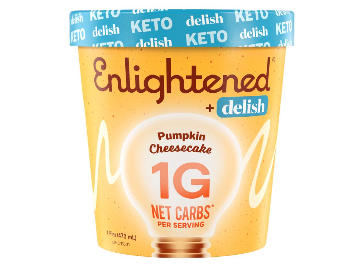 enlightened keto pumpkin cheesecake ice cream