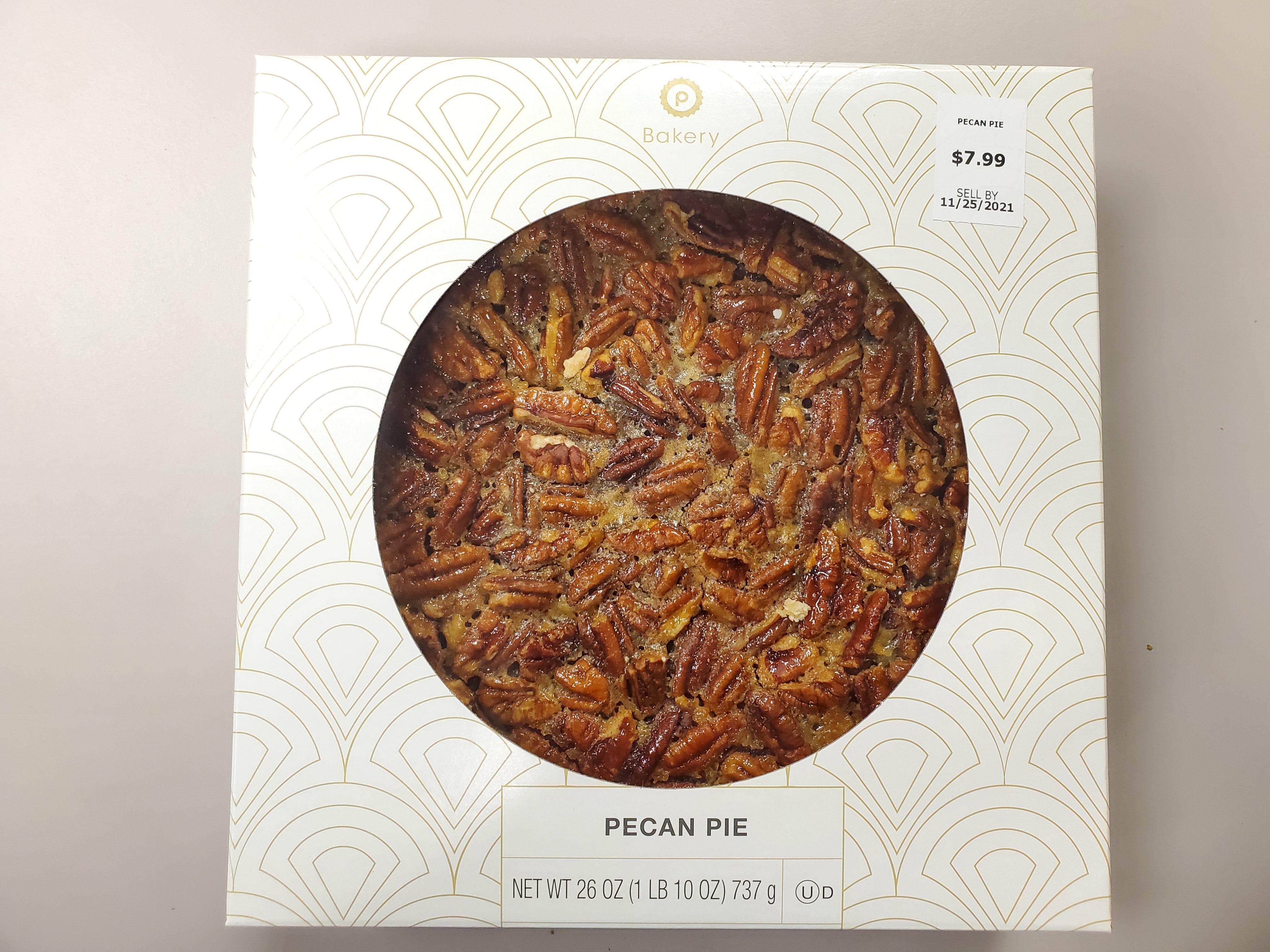 Public pecan pie. $7.99 for a 26-ounce pie.