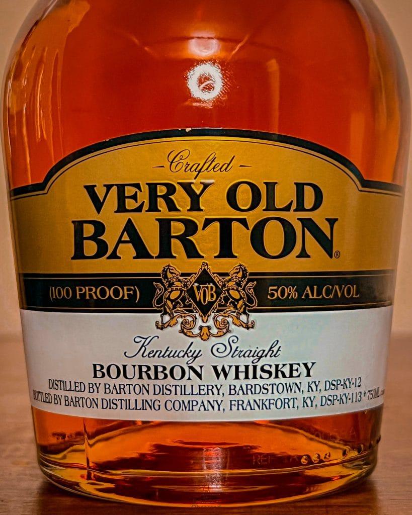 Very Old Barton Bourbon Front Label