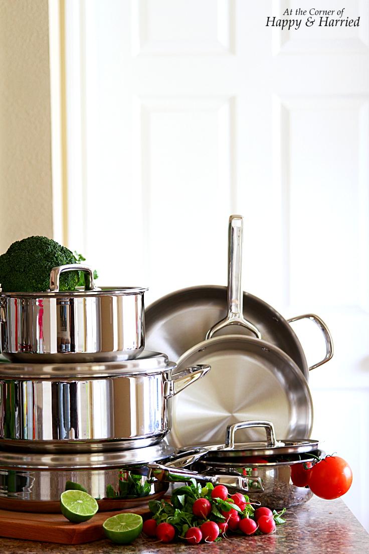 Wolf Gourmet Stainless Steel Cookware Review By At The Corner Of Happy & Harried