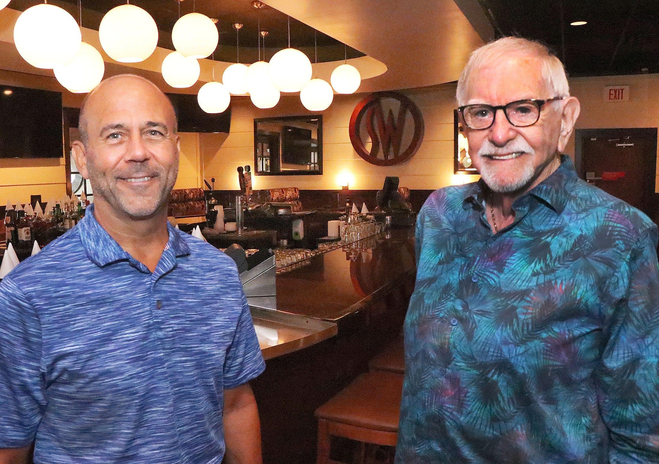 Attention to detail is the key to the longevity of Stonewood Grill & Tavern, a restaurant chain that recently celebrated its 20th anniversary, said L. Gale Lemerand, chairman of Stonewood Holdings (at right) and Steve Papero, the company