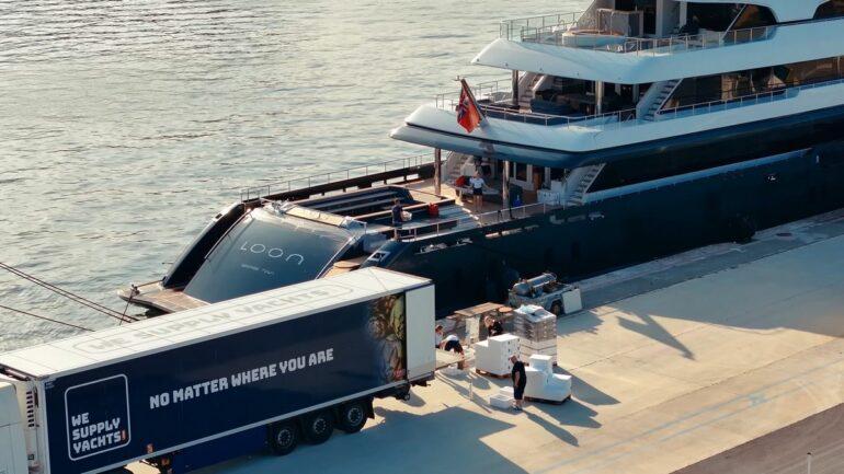 How much does it cost to load up the refrigerator of this American sports billionaire’s superyacht? Enough to buy a Porsche 911.