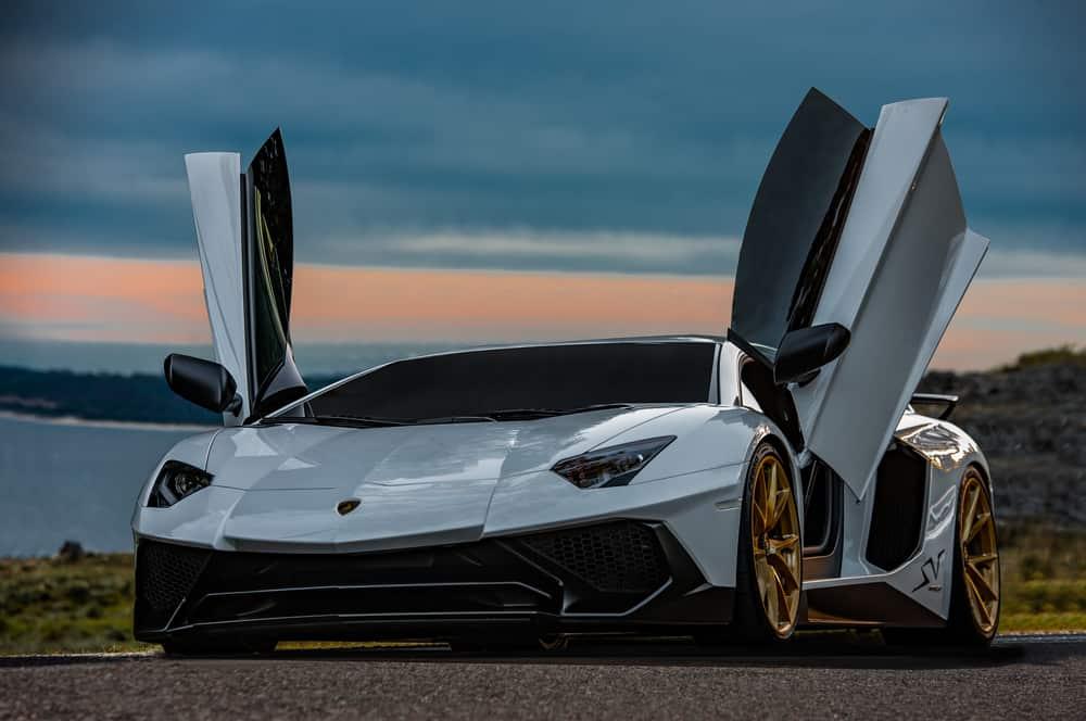 Lamborghini Aventador SV Open dors