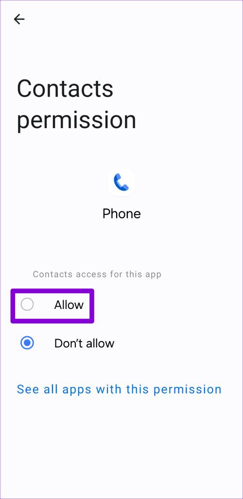 Enable Contact Sync on Android 1