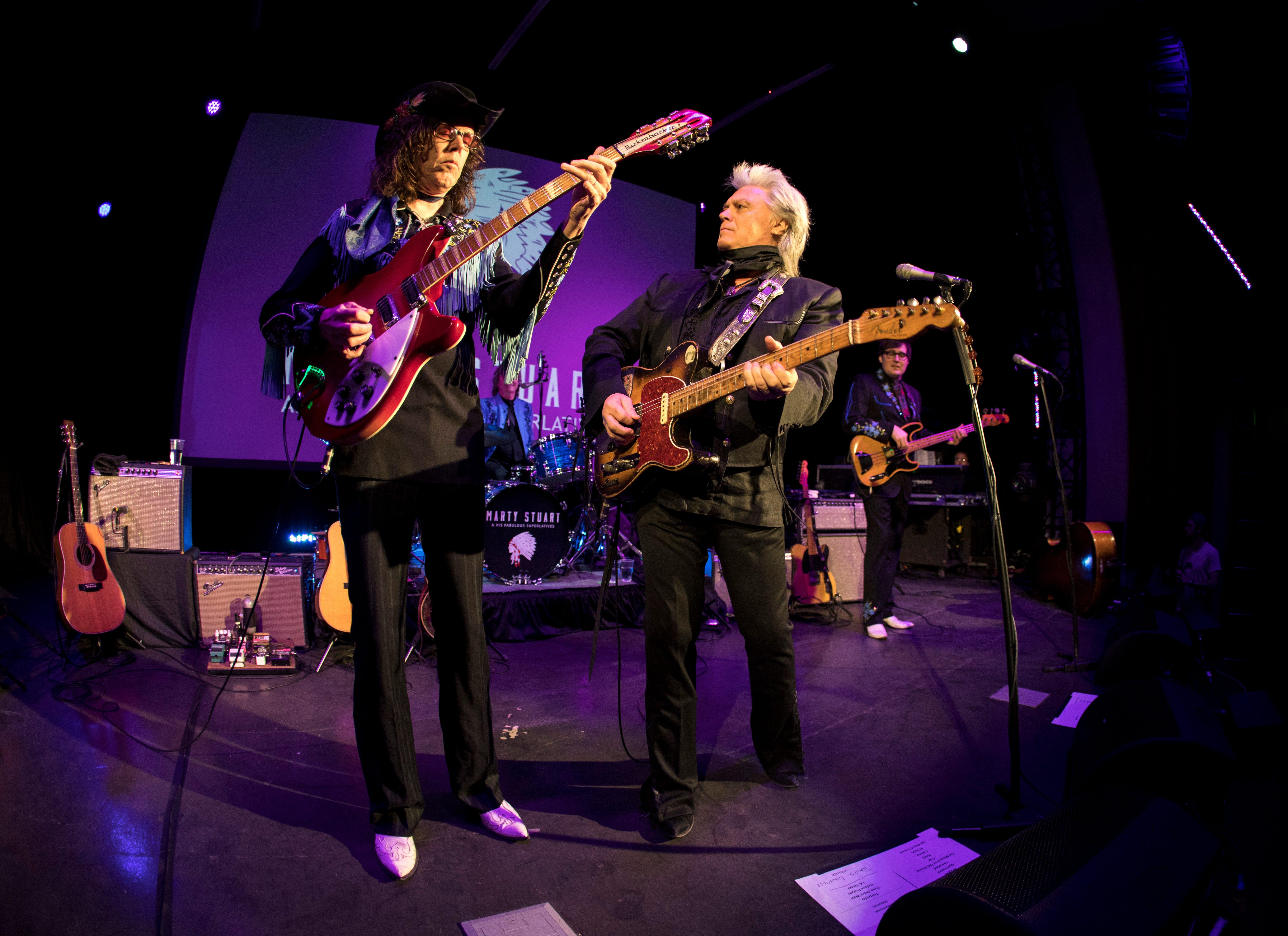 Marty Stuart and his Fabulous Superlatives performing live at the Tower Theatre on Jan. 21. [Photo by Nathan Poppe, The Oklahoman]