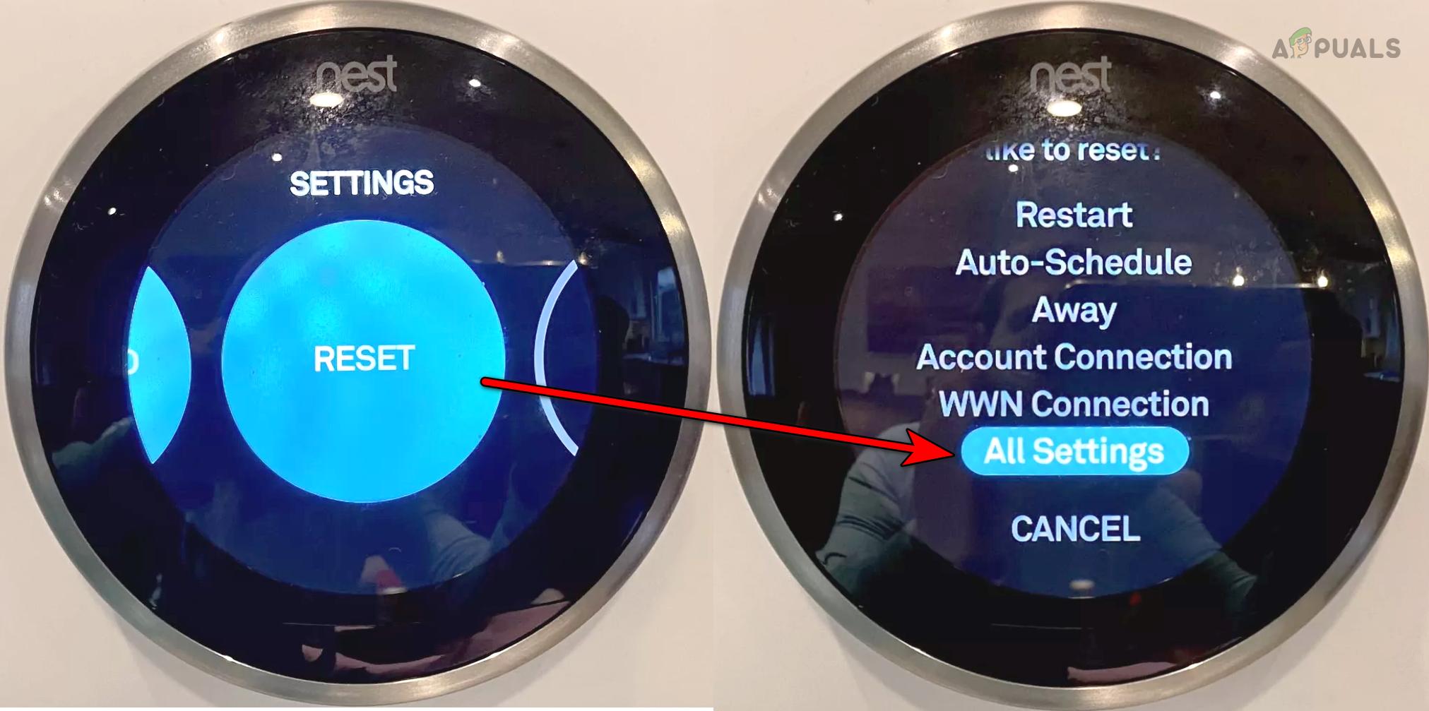 Reset All Settings on the Nest Thermostat