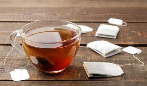 tea bags and a cup of tea