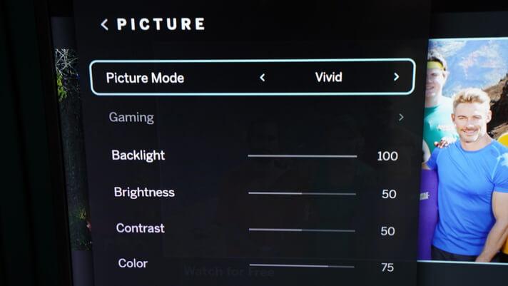 Vizio TV picture mode