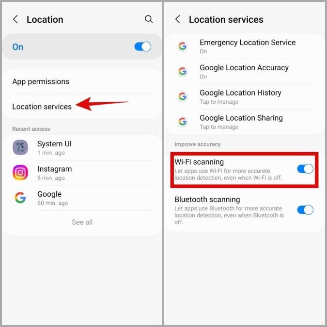 Disable Wi-Fi Scanning on Android