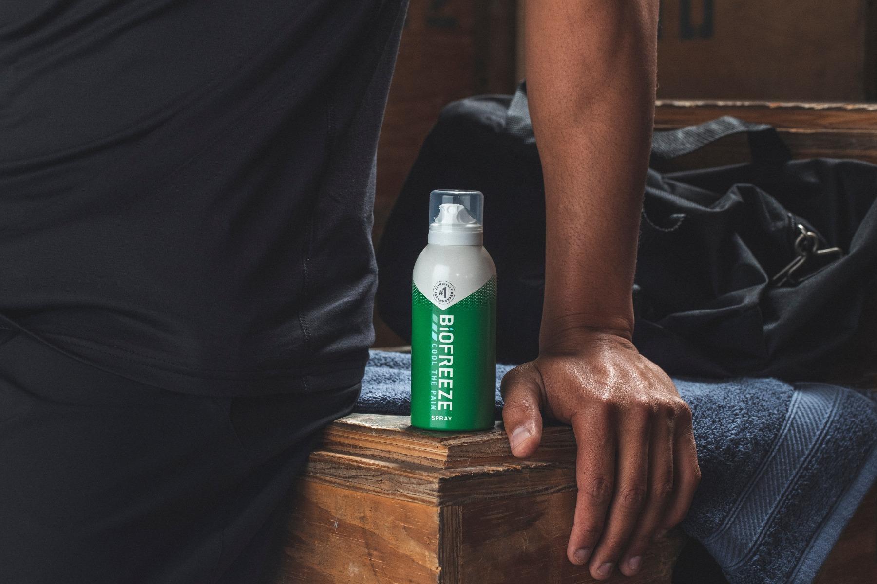 Biofreeze by athlete