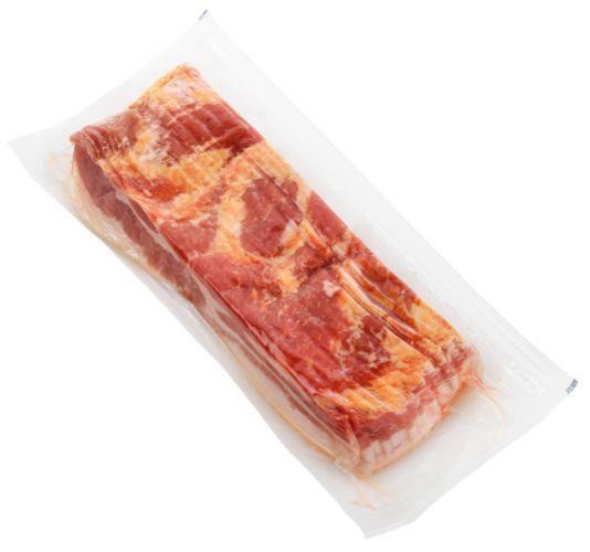 Package of salty bacon