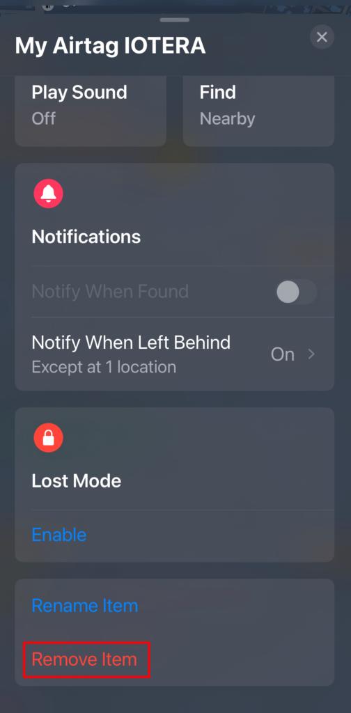 Find My - Remove Airtag