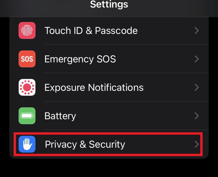 iOS - Privacy and Security