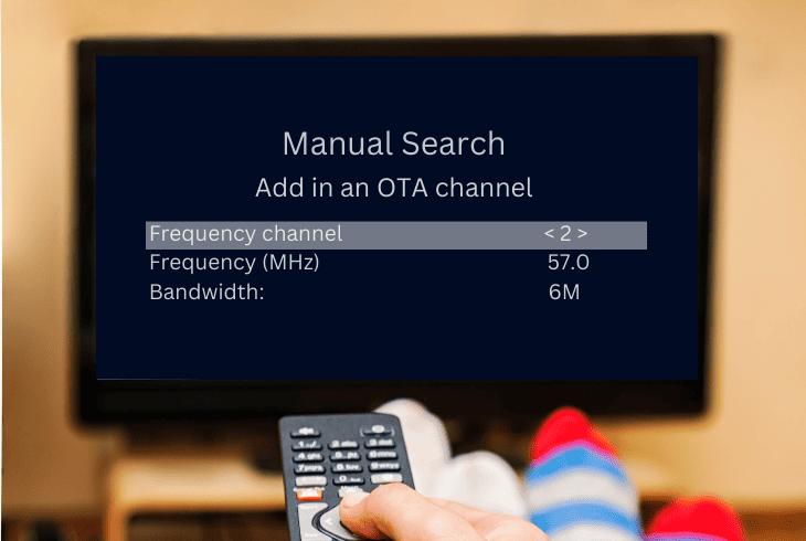 add ota channels manually