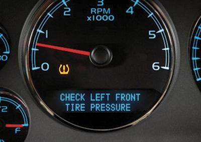 Tire pressure monitoring system alarm