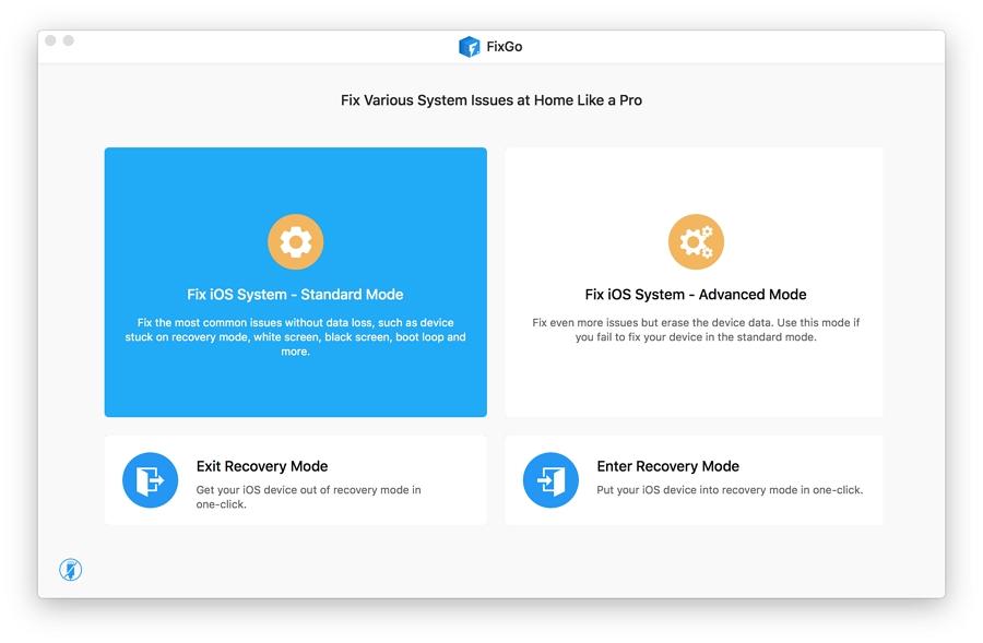 Use iToolab FixGo to update iOS 16