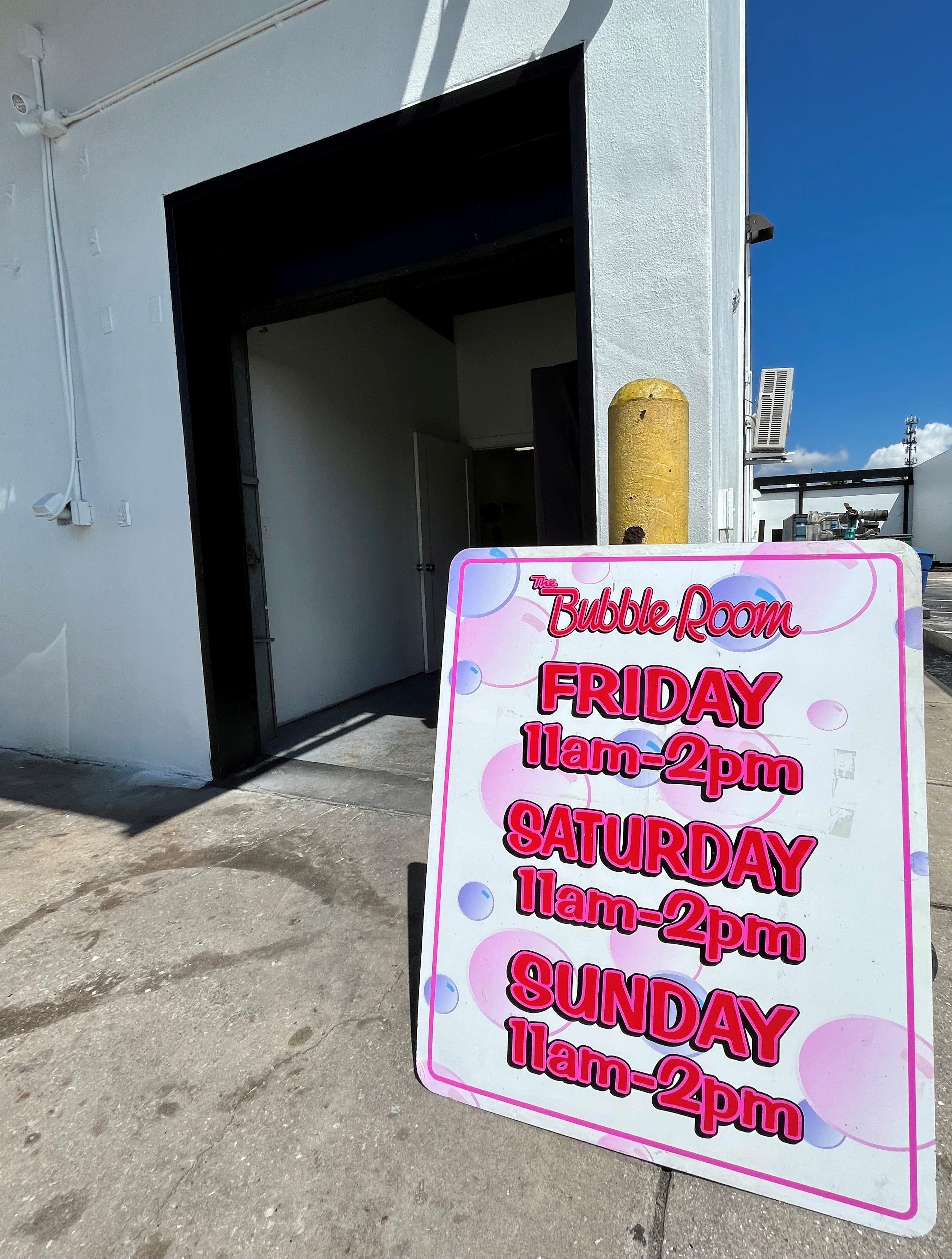 The Bubble Room had been selling its cakes around the back of Broadway Palm Dinner Theatre since January.