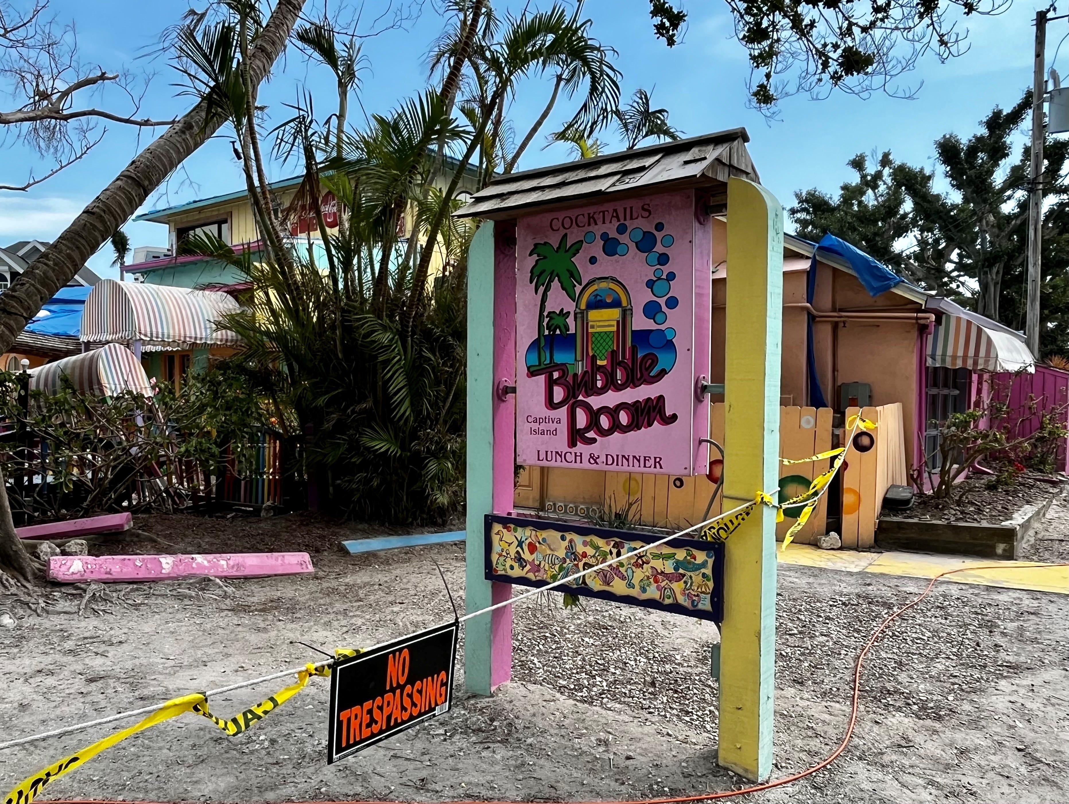 The Bubble Room remains closed from damage caused by Hurricane Ian. “That’s coming along slowly but surely,” General Manager Stephen Peach said back in March.