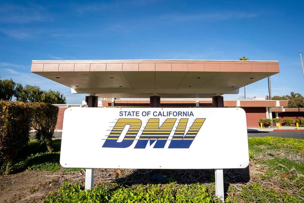 DMV Office in Fullerton California Front of Building