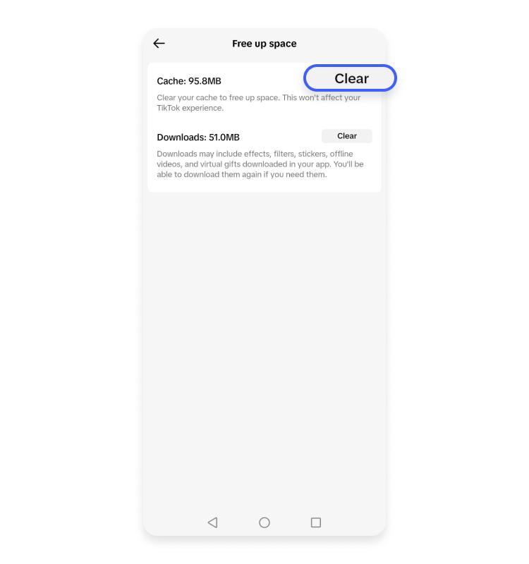 how to clear your TikTok cache on Android 4